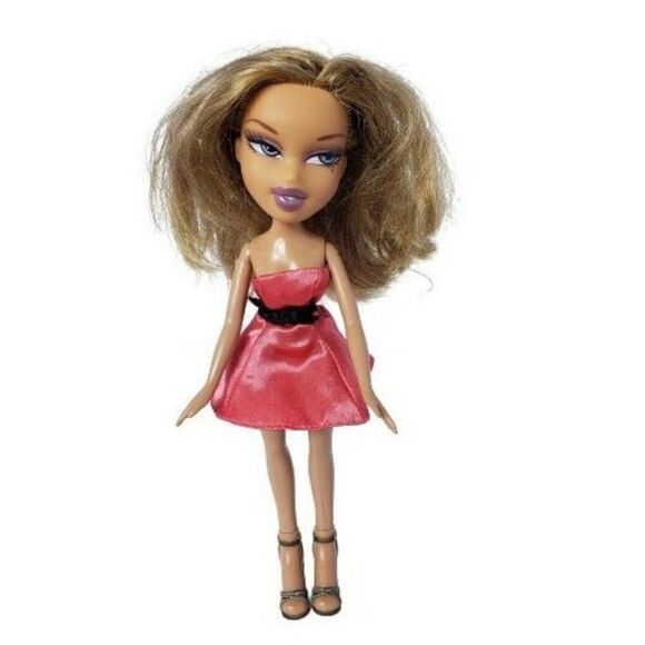Vtg Bratz Doll Yasmin Funk N Glow Fashion Doll Golden Blond Hair Blue Eyes 2001 - Picture 1 of 8
